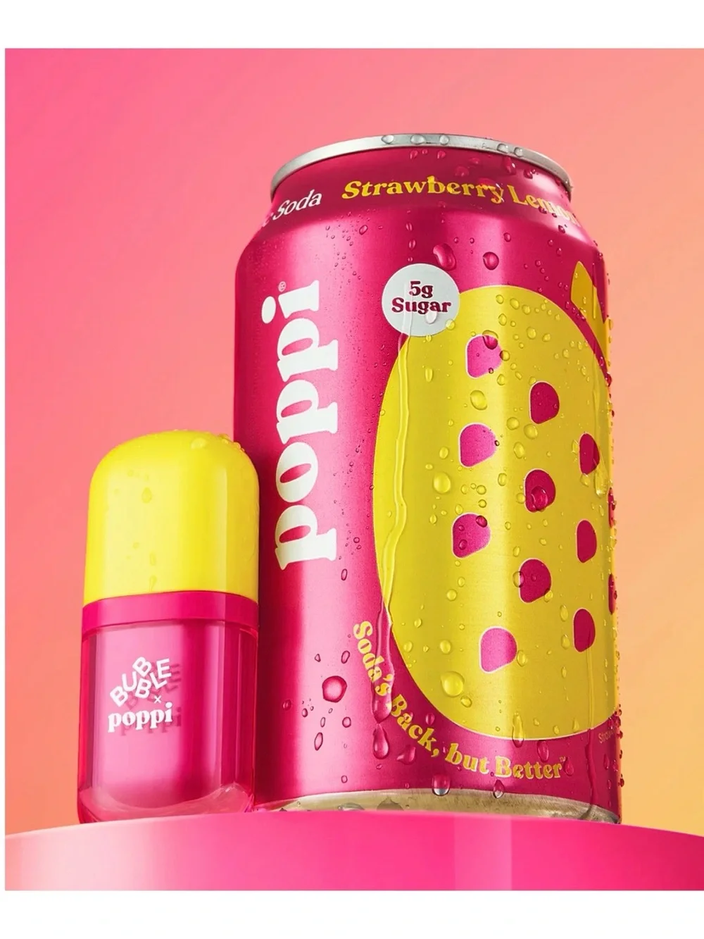 🩷 Bubble x Poppi Strawberry Lemon Talk Back Lip Serum